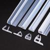 5M H/F/U Shape Glass Seal Strip Rubbe Bath Shower Door Window Weather Strips Draft Stopper for 6/8/10/12 Mm Glass Sealing Strips view 4