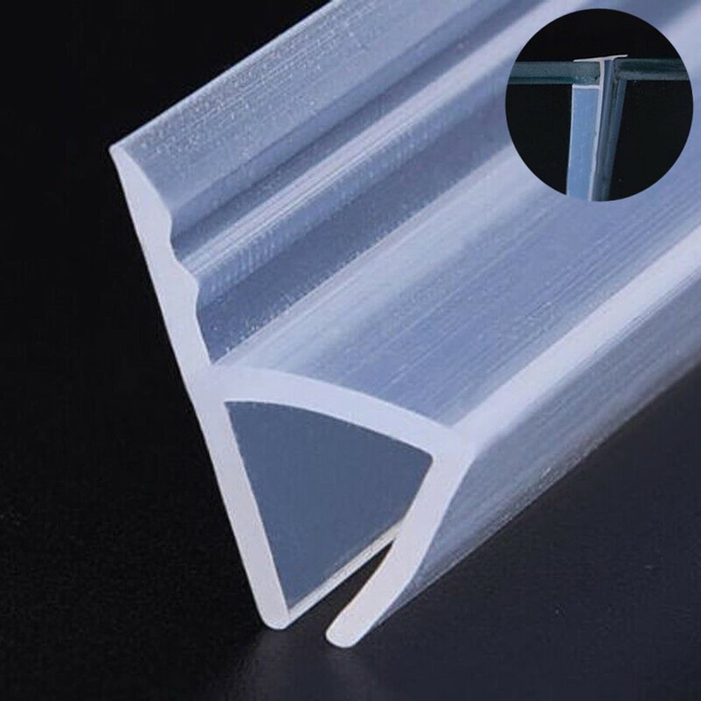 5M H/F/U Shape Glass Seal Strip Rubbe Bath Shower Door Window Weather Strips Draft Stopper for 6/8/10/12 Mm Glass Sealing Strips