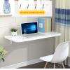 XLTFUC Wall Hanging Folding Table, Creative Computer Table Against The Wall with Wall Dining Table Suitable for Study, Kitchen, Living Room, Office, Library (Color : A, Size : 120X30CM) view 2