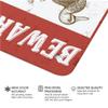QHOVPA Farm Yard Sign Lawn Sign Metal Sign, Funny Beware Duck Shit Everywhere Sign for Home Farmhouse or Business Use 8x12 inches Signage view 4