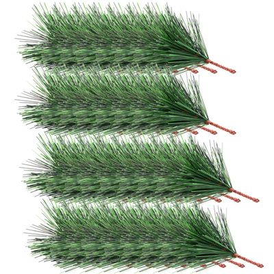 Vaguelly 30pcs Colorfast Realistic Pine Branches Versatile Accessories for Christmas Weddings and Celebrations Greenery for Decor