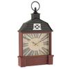 Welcome to the Funny Farm Rustic Farmhouse Barn Clock 11" x 21" view 2