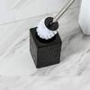 NIUBB Toilet Brush and Holder Ceramic Toilet Brush Set Bathroom Household Washing Toilet Brush Toilet Cleaning Brush Long Handle 360 Degree Toilet Brush Deep Cleaning Every Corner (Color : B) view 3