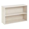 ECR4Kids Streamline 2-Shelf Storage Cabinet, 24in, Kid's Bookshelf, White Wash view 1