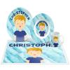 Kids Personalized Plate Set - Mini Me Boy Character - Plate, Bowl, Placemat, Mug - Customize Character view 1