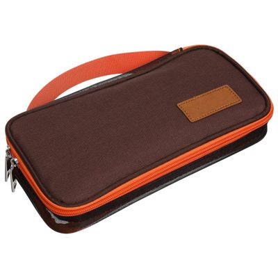 DOITOOL Portable Bbq Storage Bag 9.44X4.72X1.96In Lightweight Cookware Organizer Pouch with Smooth Zipper for Outdoor Camping Barbecue and Hiking