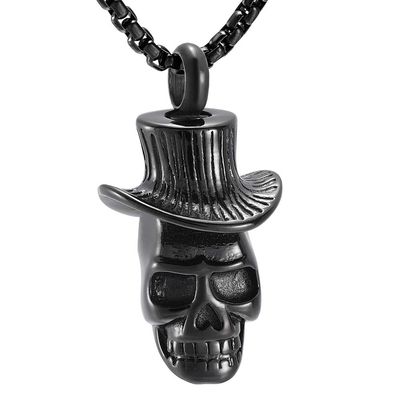 SHEIL Cremation Pendants for Ashes for Men Keepsake Urn Necklace Memorial Jewelry Stainless Steel