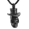 SHEIL Cremation Pendants for Ashes for Men Keepsake Urn Necklace Memorial Jewelry Stainless Steel view 1