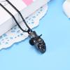 SHEIL Cremation Pendants for Ashes for Men Keepsake Urn Necklace Memorial Jewelry Stainless Steel view 2