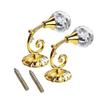 2Pc Crystal Curtain Hooks Curtain Buckle Wall Holdbacks Decorative Tiebacks Crystal Ball Hooks Holdback Tassel Wall Tie Hanger,A view 2