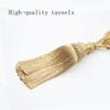 1Pc Tassel Tieback Curtain Accessories Polyester Hanging Ball Curtains Holder Buckle Rope Home Decor Tassels Fringe Curtain Tie,Green,2Pcs view 3