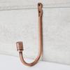 1 Pair U Shape Curtain Hooks Wall Tiebacks Tassel Brush Towel Hanger Coat Hat Hook Curtain Accessories Holdback Decor,Ancient red view 1