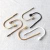 1 Pair U Shape Curtain Hooks Wall Tiebacks Tassel Brush Towel Hanger Coat Hat Hook Curtain Accessories Holdback Decor,Ancient red view 4