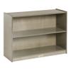 ECR4Kids 2-Shelf Mobile Storage Cabinet, Classroom Furniture, Grey Wash view 1