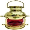 10" Brass Oil Lamp Marine Ship Hanging Lanterns Anchor Boat Lighting Lamp Shiny Brass Hanging Oil Lantern Home Decorative Christmas view 2