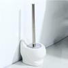 NIUBB Toilet Brush and Holder Toilet Brush and Holder Set Ceramics 2 Pack WC Toilet Bowl Brush Cleaner Long Handle Toilet Scrubber Brush for Bathroom Restroom Deep Cleaning Deep Cleaning Every Corner view 1