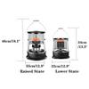 Bcofo Kerosene Heater StoveKerosene Stove Space HeaterPortable Multifunctional StoveNon Electric Heaters with Adjustable Protective Cover,for Indoor Outdoor, Patio, Deck, Home view 4