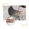 Lsoiup Metal Bar Stools Bar Stools Set of 2 Black Metal Counter Height Barstools PU Leather Kitchen Island Chairs Industrial Pub Barstools with Back and Footrest view 4