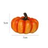 Halloween LED Pumpkin Lights Artificial Pumpkins Fall Harvest Simulation Pumpkins Decor Battery Operated Flame Pumpkin Decoration 3D Lighted Pumpkin Jack-O-Lantern Light Up Pumpkin Figurine (1PCS, C) view 2