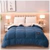 ZTGL Super Warm Lamb Wool Queen Size Quilt Winter Blanket Double-Sided Velvet Quilt Thickened Warm Autumn Spring Plush Comforter Core, Soft and Breathable Blanket,Blue a,200x230cm(4.5kg) view 1