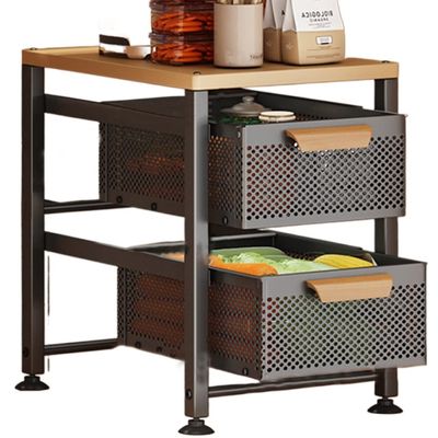 Cabinet Organizer Drawers, Under Sink Organizers and Multipurpose Storage Cabinets for Bathroom Kitchen Storage LYWY (Color : Black, Size : 32x41x46cm)