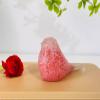 DECRZPB Glass Figurine Red Bird Handmade Blown Crystal Glass Paperweights Glaze Art for Table Ornaments Home Decor view 3