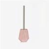 Toilet Brush and Holder Toilet Brush Wall-mounted Vertical Toilet Brush Long Handle Holder Toilet Brush Beautifully Designed Bathroom Household Toilet Brush Creative Set Deep Cleaning Every Corner view 1