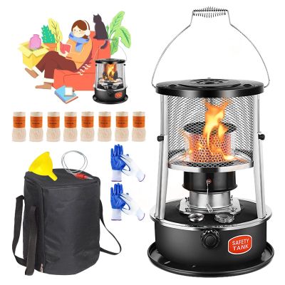 Top Cover Removable Kerosene Heaters for Indoor Use, Multifunctional Non Electric Heaters for Indoor, Indoor Emergency Heaters for Power Outage, Suitable for Indoor and Outdoor, Courtyard, Patio