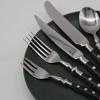 Black Silverware Set 48 Piece Cutlery Set for 12 Durable 18/10 Stainless Steel Flatware Sets Wedding Restaurant Kitchen Delicate Tableware Utensils Include Knifes Teaspoons Forks and Spoons view 3