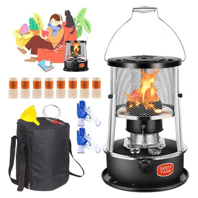 Top Cover Removable Kerosene Heaters for Indoor Use, Multifunctional Non Electric Heaters for Indoor, Indoor Emergency Heaters for Power Outage, Suitable for Indoor and Outdoor, Courtyard, Patio