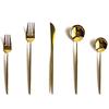 70 Piece Gold Silverware Set for 14 Durable 18/10 Stainless Steel Flatware Sets Mirror Polished Home Kitchen Wedding Restaurant Cutlery Utensils Knifes Forks and Spoons Delicate Tableware Set view 1