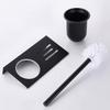 NIUBB Toilet Brush and Holder Aluminum Toilet Brush Has a Shelf for Placing Cleaning Items Punch-Free Toilet Bowl Brush is Suitable for a Variety of Wall Surfaces Deep Cleaning Every Corner view 3