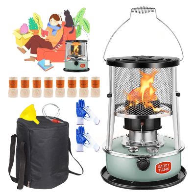 Top Cover Removable Kerosene Heaters for Indoor Use, Multifunctional Non Electric Heaters for Indoor, Indoor Emergency Heaters for Power Outage, Suitable for Indoor and Outdoor, Courtyard, Patio