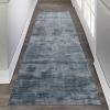 GRAPKS Modern Grey Hallway Runner Rug, Decorative Corridor Carpet Runners, Durable Kitchen Rugs 1m/1.5m/2m/2.5m/3m/3.5m/4m/4.5m/5m/6m Courtyard Long Carpets (Size : 2.6 ft x 4.9 ft) view 1