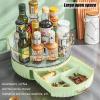 2 Tier Lazy Susan Turntable Rotating Makeup Organizer Perfume Stand Organizer 360 Degree Rotating Lazy Susan Organizer for Dresser, Cabinet, Bathroom, Living Room view 3