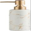 JYYBN Soap Dispenser Marble Ceramic Bathroom Supplies Soap Dispenser Lotion Bottle Modern Household Ceramic Bottle Bathroom Accessories, for Home Hotel Bathroom Liquid Hand Soap Dispenser view 1