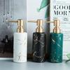 JYYBN Soap Dispenser Marble Ceramic Bathroom Supplies Soap Dispenser Lotion Bottle Modern Household Ceramic Bottle Bathroom Accessories, for Home Hotel Bathroom Liquid Hand Soap Dispenser view 3