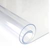 Lxcisy Clear PVC Table Cover, Plastic Table Cover Waterproof Oil Proof Rectangle Transparent Tablecloth for Kitchen Dining Room Tables Hardwood Floor, Customizable view 1