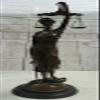Real Bronze Blind Lady of Justice Statue Old Finish Scales Large Tall Sculpture Decorative Artwork by Think Bronze view 2
