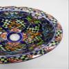 13" X 10" TALAVERA SINK drop in or undermount mexican bathroom handmade ceramic view 3