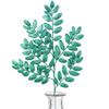 Direct Exports, 22" Honey Locust Glitter Spray: Peacock Green - Decorative Glitter Spray Stem view 2