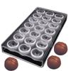21 Cavities Spiral Windmill Half Ball Shape Polycarbonate Chocolate Mold Ice Cube Molds Candy Making DIY Baking Supplies view 1
