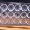 21 Cavities Spiral Windmill Half Ball Shape Polycarbonate Chocolate Mold Ice Cube Molds Candy Making DIY Baking Supplies view 3