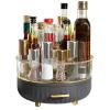 2 Tier Lazy Susan Turntable Rotating Makeup Organizer Perfume Stand Organizer 360 Degree Rotating Lazy Susan Organizer for Dresser, Cabinet, Bathroom, Living Room view 1