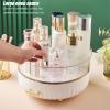 2 Tier Lazy Susan Turntable Rotating Makeup Organizer Perfume Stand Organizer 360 Degree Rotating Lazy Susan Organizer for Dresser, Cabinet, Bathroom, Living Room view 2