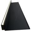 Etlegor Aluminum Alloy Double-Sided Light-Emitting Shelves, Wall Hanging Creative Bookshelf Floating Wall Mounted Display Shelves Built-in Illuminated LED Light and Transformer Easy to Install view 1