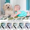 Cosilyt 1/10 Inch Ultra Thin 24"35" Large Front Door Mat Indoor Entrance Inside Non Slip, Waterproof Rubber Kitchen Mat and Interior Home Washable Door Mat, Multi Leaves view 3
