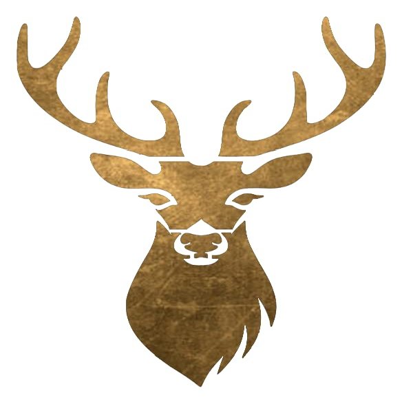 DEER HEAD Buck Face Hunting Antlers Woods 8" x 10" Reusable Stencil Sheet S623