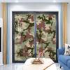 Dark Green Privacy Window Film Non-Adhesive Green Camouflage War Theme Sun Light Blocking Window Tint Film for Home Camo Illustrated 35.4Wx78.7L-inch x2 Pcs view 3