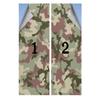 Dark Green Privacy Window Film Non-Adhesive Green Camouflage War Theme Sun Light Blocking Window Tint Film for Home Camo Illustrated 35.4Wx78.7L-inch x2 Pcs view 4